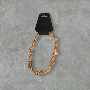 Elegant Gold or topaz Beaded Anklet/Bracelet